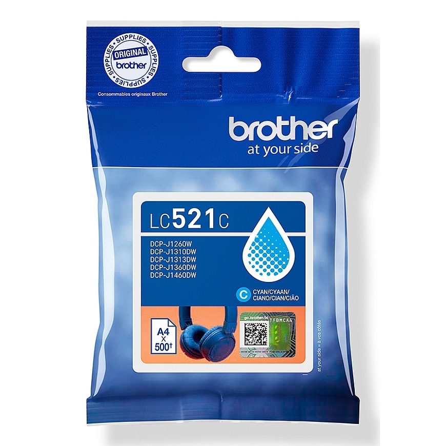Brother LC521C tindikassett 1 tk Originaal Tsüaan