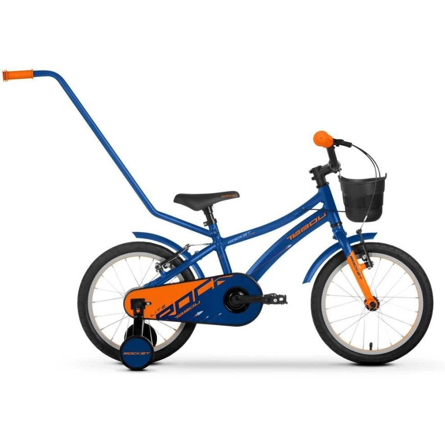Dviratis Tabou Rocket Lite 16 zils-oranžs