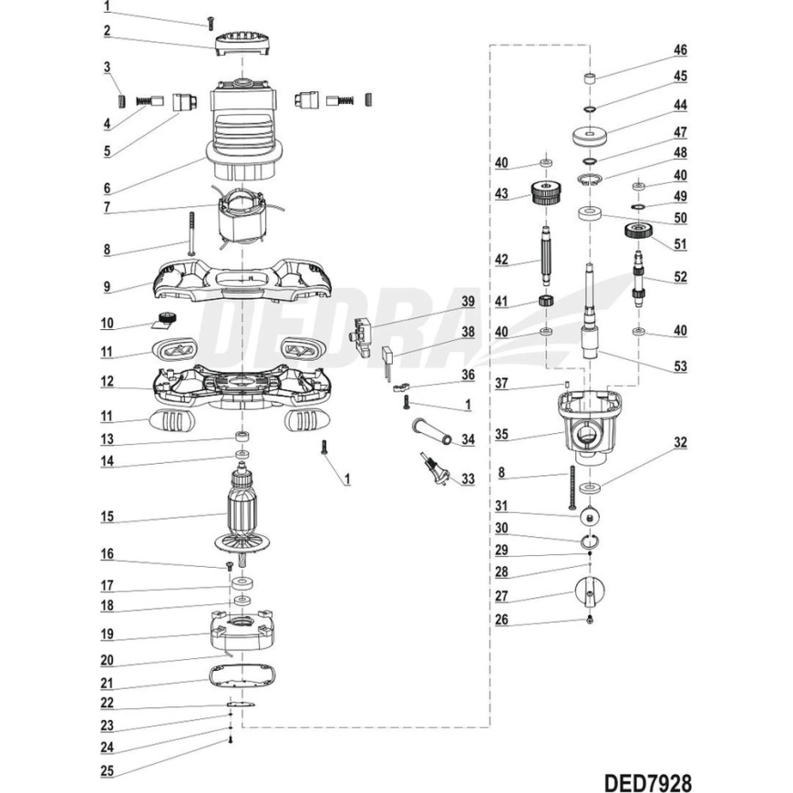 Dedra Gear Housing – 2