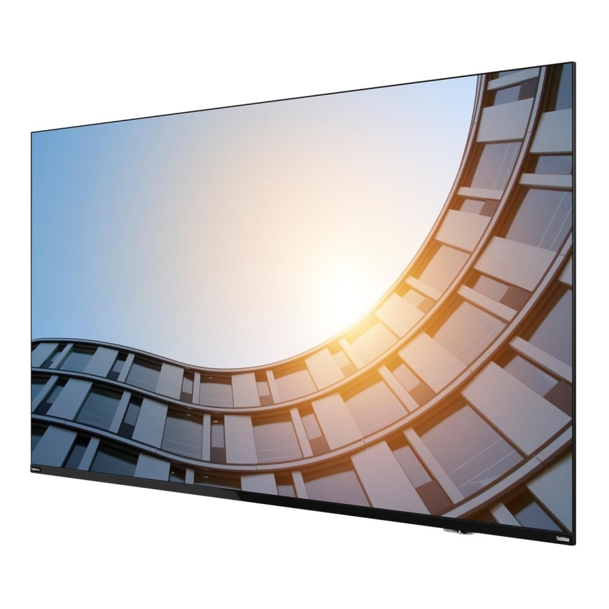 Lenovo ThinkVision E65 LFD PC lamekuvar 163,8 cm (64.5") 3840 x 2160 pikslit 4K Ultra HD LCD Must – 3