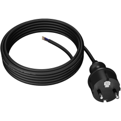 Plastrol Прямой кабель подключения с вилкой IP44