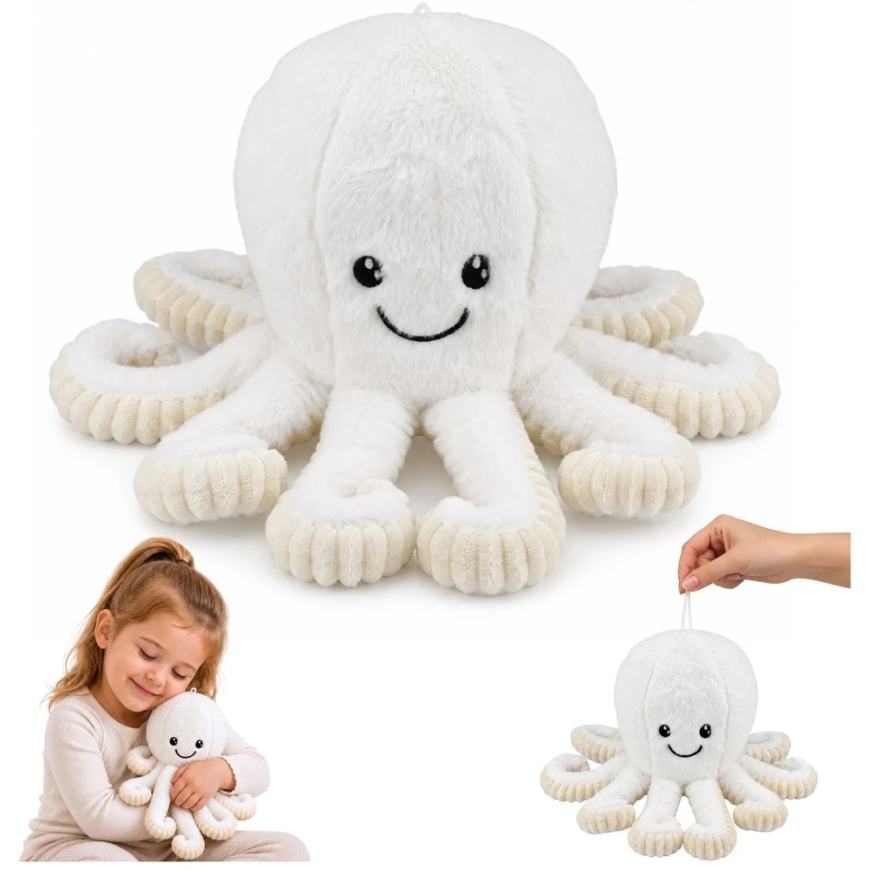 LEAN Toys Lean Toys Pliušinis aštuņkājis
