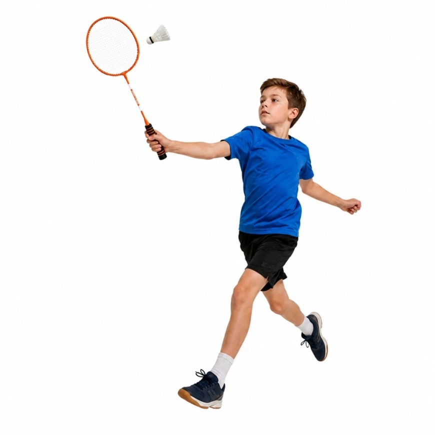 Lean Toys Badminton Set Orange 2 pcs. – 4