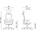 Powerton ERGO LUCIE Office Chair Orange