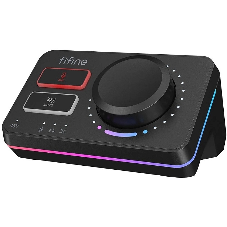 FIFINE AmpliGame SC9 Audio Mixer Console | Black – 2