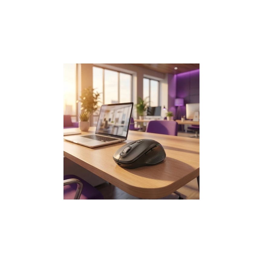 Spacetronik Bezvadu pele Bluetooth EZZY 02 AI melna – 2
