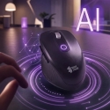 Spacetronik juhtmeta hiir Bluetooth EZZY 02 AI must Spacetronik juhtmeta hiir Bluetooth EZZY 02 AI must