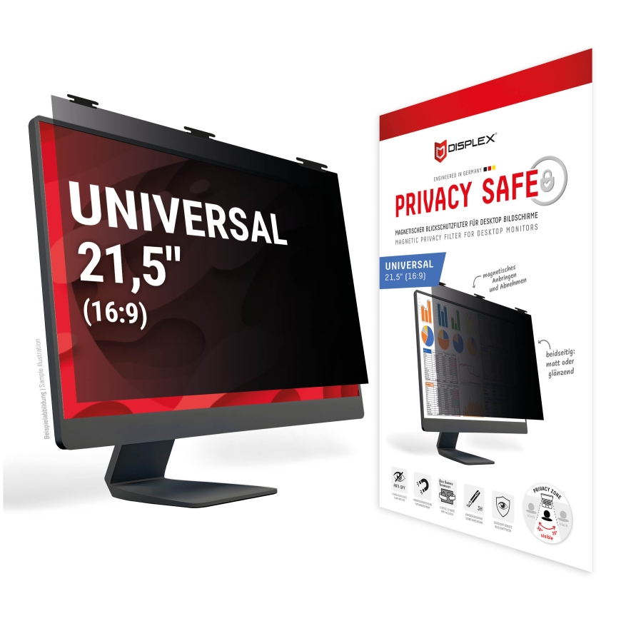 Displex 02084 monitoru pretatspīduma & privātuma