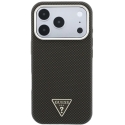 Guess Kevlar Triangle Logo MagSafe Case for iPhone 17 Pro Max / 18 Pro Max – Brown Guess Kevlar Triangle Logo MagSafe Case for iPhone 17 Pro Max / 18 Pro Max – Brown