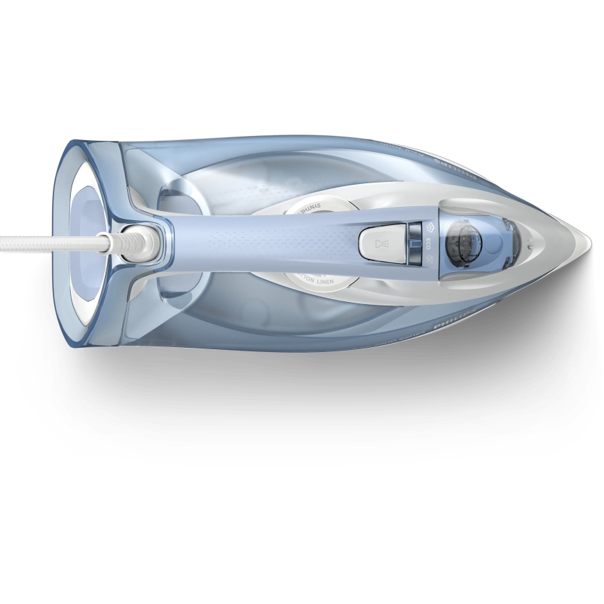 Philips 7000 series DST7011/20 iron Steam iron SteamGlide Plus soleplate 2600 W Blue – 2
