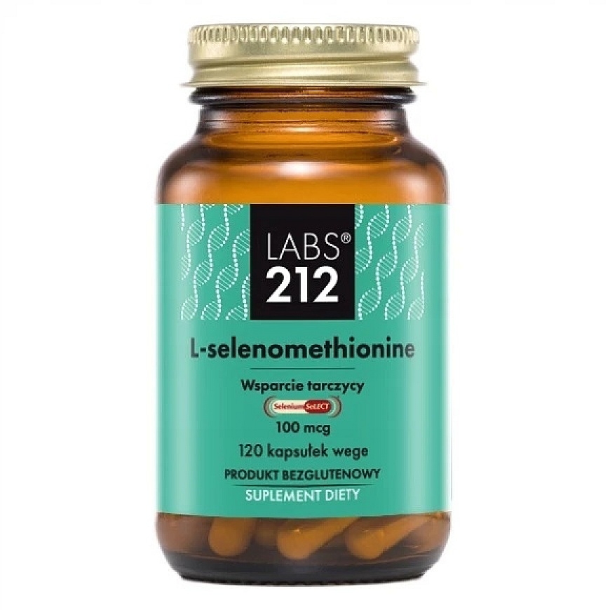 Labs212 L-selenomethionine uztura bagātinātājs 120 kapsulas