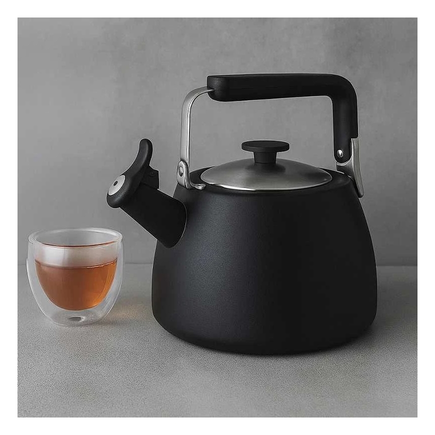 Vesipannu Arbatinukas Zyle ZY514BKT, jossa on vihellys, 1,9 l – 3