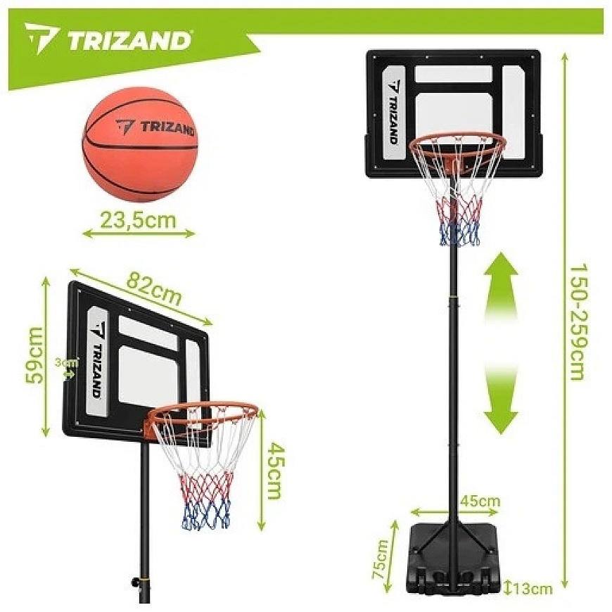 Trizand 259 cm krepšinio lankas – 2
