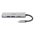 D-Link DUB-M530 dokstacija Vadu USB 3.2 Gen 1 (3.1 Gen 1) Type-C Alumīnijs