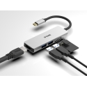 D-Link DUB-M530 dokstacija Vadu USB 3.2 Gen 1 (3.1 Gen 1) Type-C Alumīnijs
