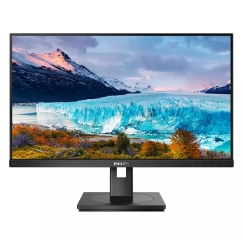 Philips S Line 243S1/00 PC lamekuvar 60,5 cm (23.8") 1920 x 1080 pikslit Full HD LCD Must