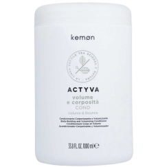 Kemon Actyva Volume E Corposita Volume & Bounce Conditioner Hair Conditioner, 1000 ml