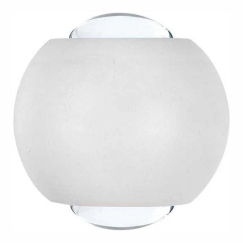 V-tac 2W LED seinävalaisin, valkoinen, 3000K, IP54