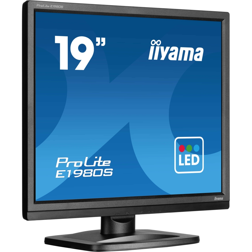 iiyama ProLite E1980S-B1 tietokoneen litteä näyttö 48,3 cm (19") 1280 x 1024 pikseliä VGA LED Musta