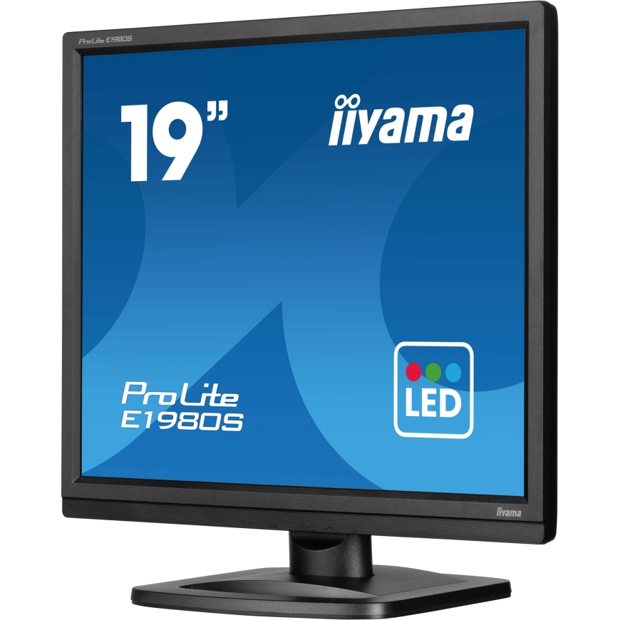 iiyama ProLite E1980S-B1 PC lamekuvar 48,3 cm (19") 1280 x 1024 pikslit VGA LED Must – 4