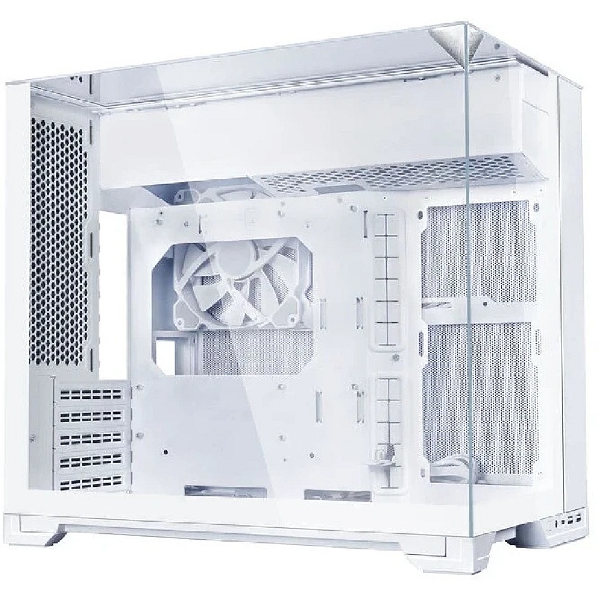 Lian Li O11 Vision-M computer case, Micro-ATX, tempered glass – White