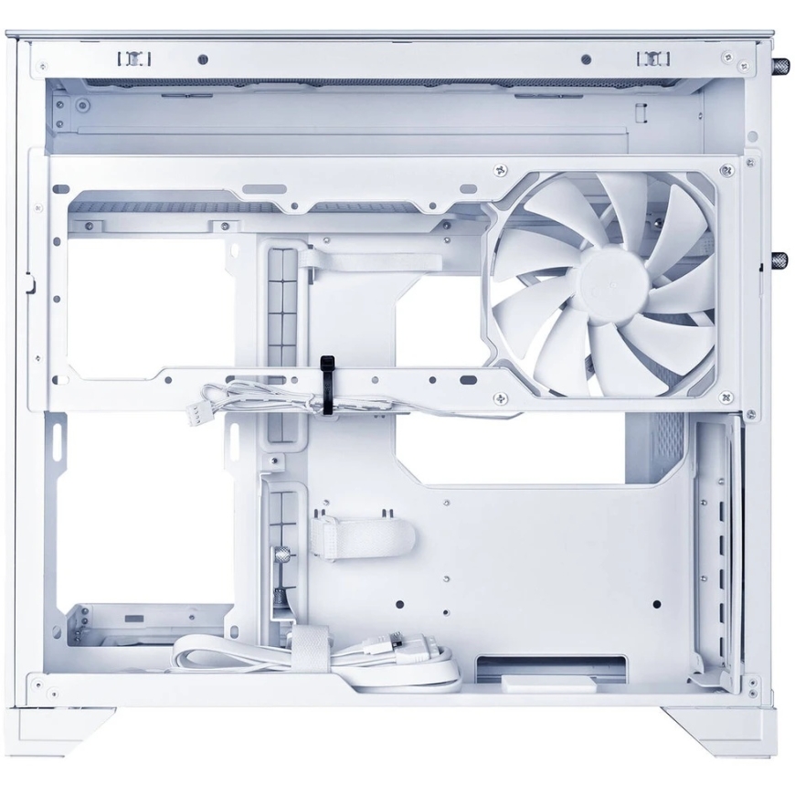 Lian Li O11 Vision-M computer case, Micro-ATX, tempered glass – White – 2