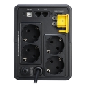 APC Back-UPS, 750VA, Tower, 230V, 4x CEE 7/7 Schuko outlets, AVR