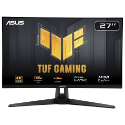 ASUS TUF Gaming VG27UQ1A PC lamekuvar 68,6 cm (27") 3840 x 2160 pikslit 4K Ultra HD LCD Must