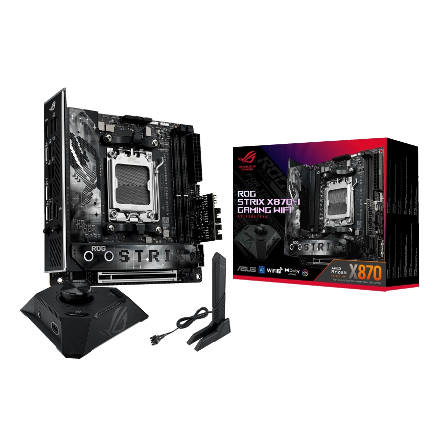 ASUS ROG STRIX X870-I GAMING WIFI AMD X870 Socket AM5 Mini ITX