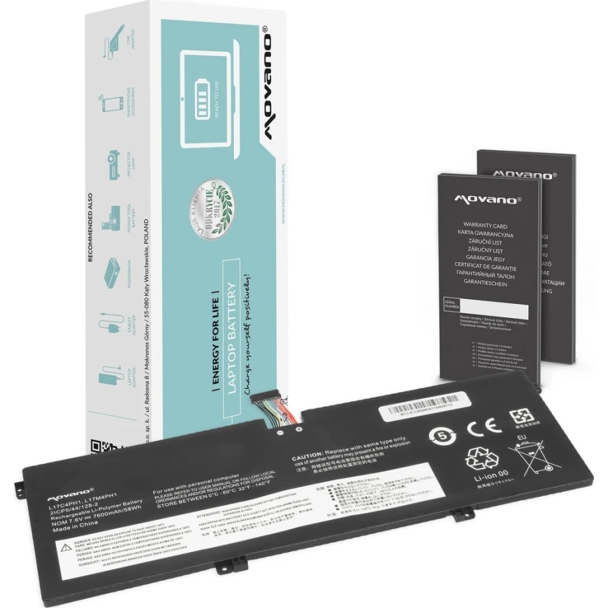 Movano akumulators l17c4ph1 Lenovo Yoga C930-13IKB