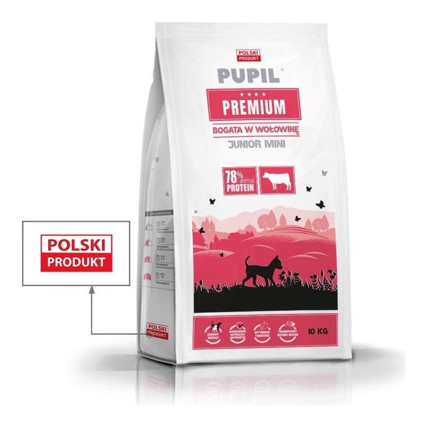PUPIL Premium Junior Mini Beef Rich - Dry Dog Food - 10kg – 2