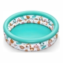 Bestway Triple Ring Safari Pals Inflatable Kiddie Pool 1.02 m x 25 cm Bestway Triple Ring Safari Pals Inflatable Kiddie Pool 1.02 m x 25 cm