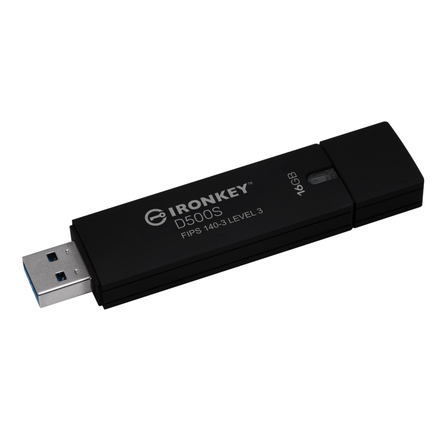 Kingston Technology IronKey D500S USB atmintukas 16 GB USB A tipo 3.2 Gen 1 (3.1 Gen 1) Juoda – 5