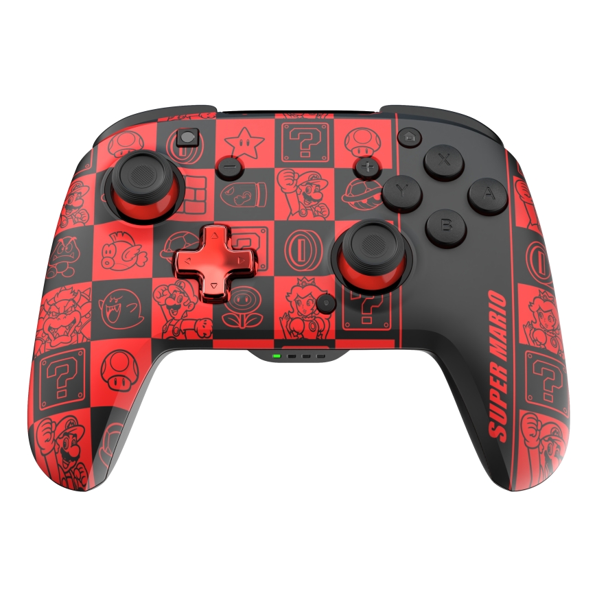PDP REMATCH GLOW Черный, Зеленый, Красный Геймпад Аналоговый/цифровой Nintendo Switch, Nintendo Switch OLED – 2