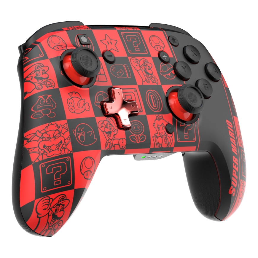 PDP REMATCH GLOW Musta, Vihreä, Punainen Pad-ohjain Analoginen/Digitaalinen Nintendo Switch, Nintendo Switch OLED – 4