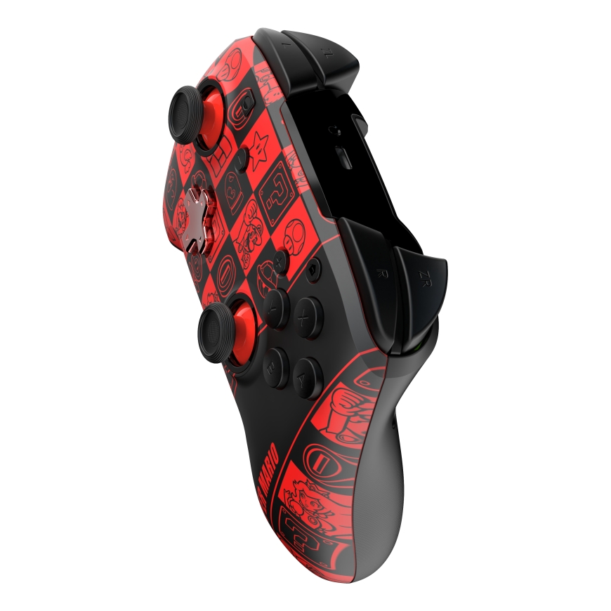 PDP REMATCH GLOW Black, Green, Red Gamepad Analogue / Digital Nintendo Switch, Nintendo Switch OLED – 5