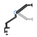 Equip 17"-35" Premium Monitor Desk Mount Bracket, Black