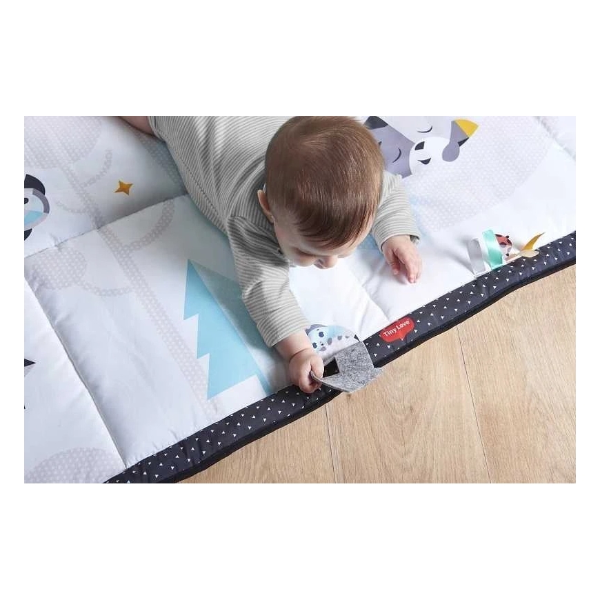 Tiny Love Boho Chic XL double-sided foldable developmental foam mat, 150×150 cm, 0 months+ – 5