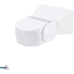 Bemko Surface Motion Sensor, white, IP65, max 1200W, 180°, max 12m