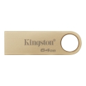 Kingston Technology DataTraveler SE9 G3 USB atmintukas 64 GB USB A tipo 3.2 Gen 1 (3.1 Gen 1) Auksas Kingston Technology DataTraveler SE9 G3 USB atmintukas 64 GB USB A tipo 3.2 Gen 1 (3.1 Gen 1) Auksas