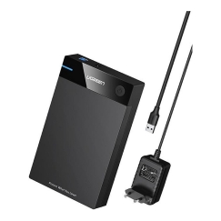 Ugreen 50422 kõvakettaboks HDD/SSD ümbris Must 2.5/3.5"