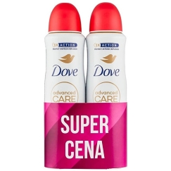 Dove Advanced Care Peach Duo - Antiperspirantu komplekts 150ml