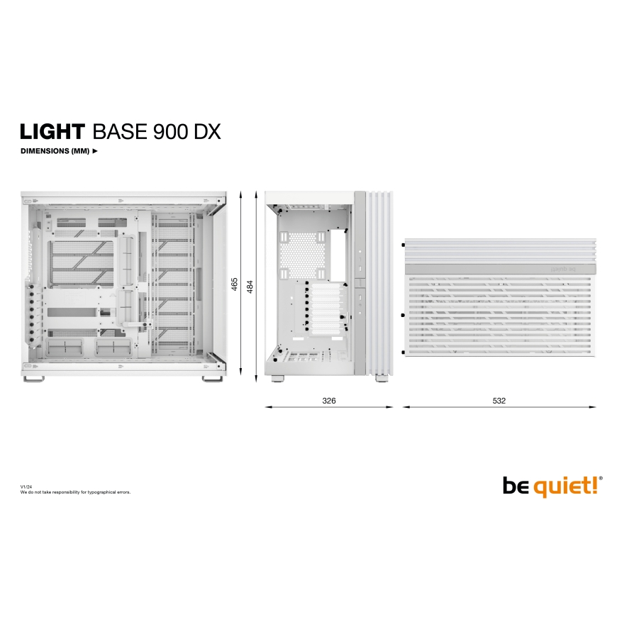 be quiet! LIGHT BASE 900 DX White Full Tower – 3