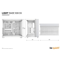 be quiet! LIGHT BASE 900 DX White „Full Tower“ Balta be quiet! LIGHT BASE 900 DX White „Full Tower“ Balta