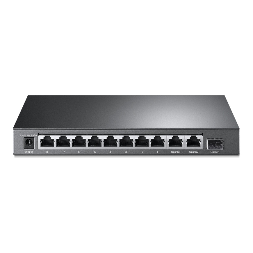 TP-Link TL-SG1210MP network switch Unmanaged Gigabit Ethernet (10/100/1000) Power over Ethernet (PoE) Black – 3
