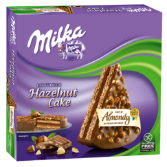Frozen MILKA Hazelnut Cake, 400g