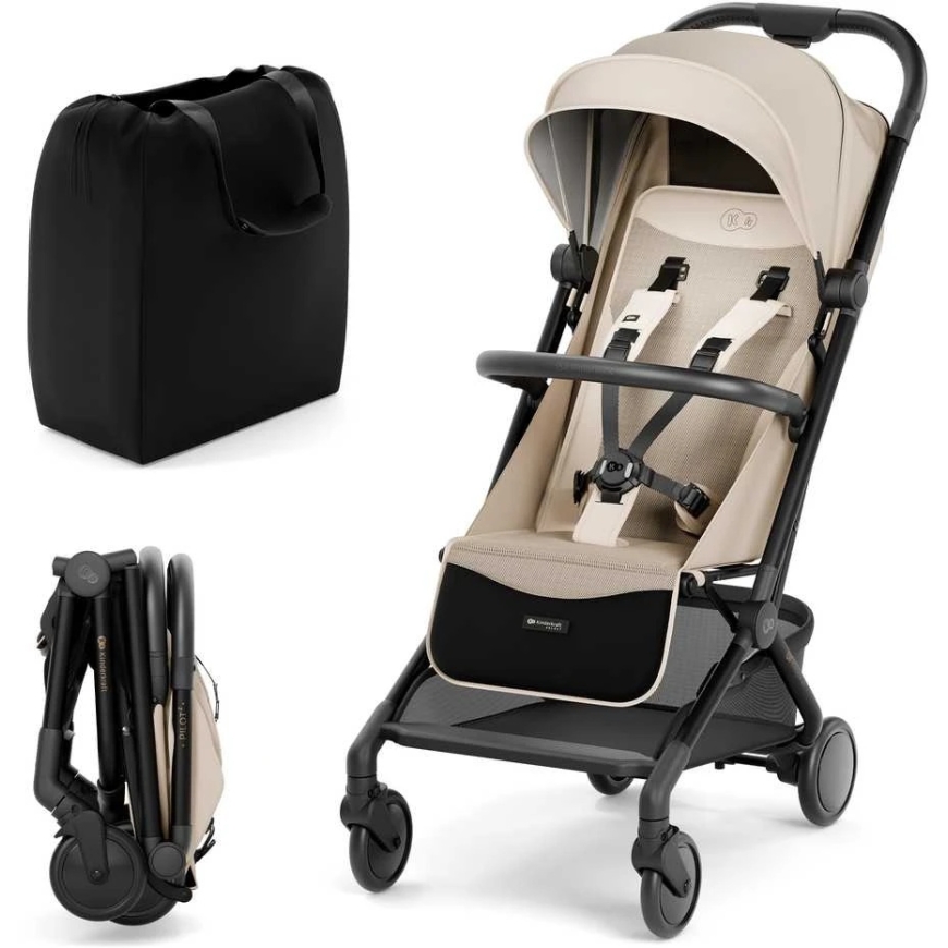 KINDERKRAFT stroller Pultas 2, beige, KSPILO02BEG0000 – 2