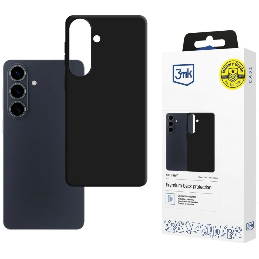 3mk Matt Case Samsung S741 S26 FE melns