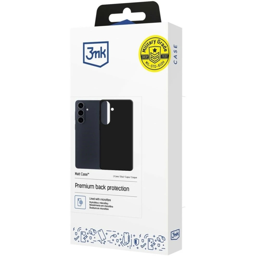 3mk Matt Case Samsung S741 S26 FE musta kaitse – 3