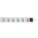 Fixed Extension Cord Plastrol with Six Socket Outlets